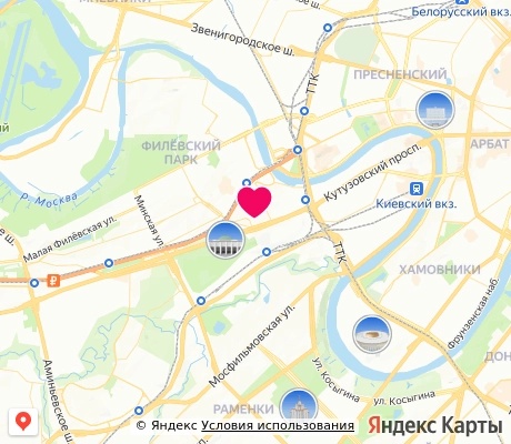 На карте