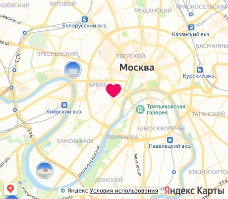 На карте