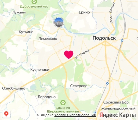 На карте