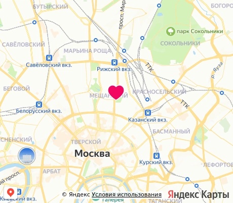 На карте