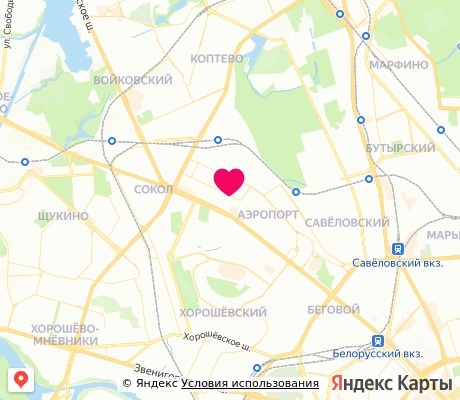 На карте