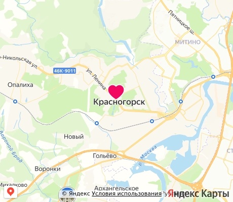 На карте