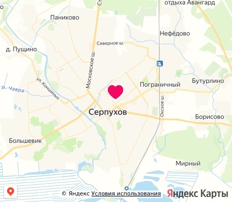 На карте