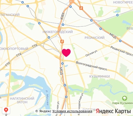 На карте