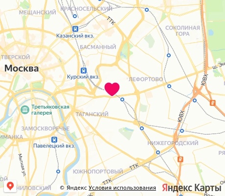 На карте