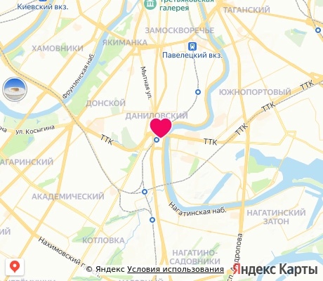 На карте