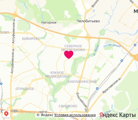 На карте