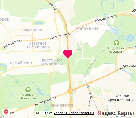На карте