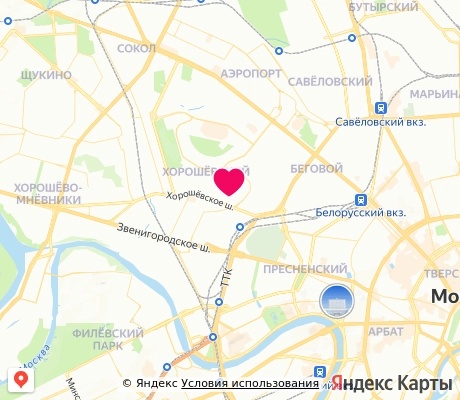 На карте