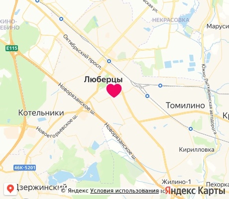 На карте