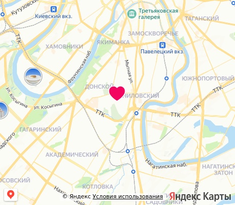 На карте