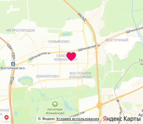 На карте