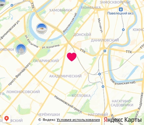 На карте