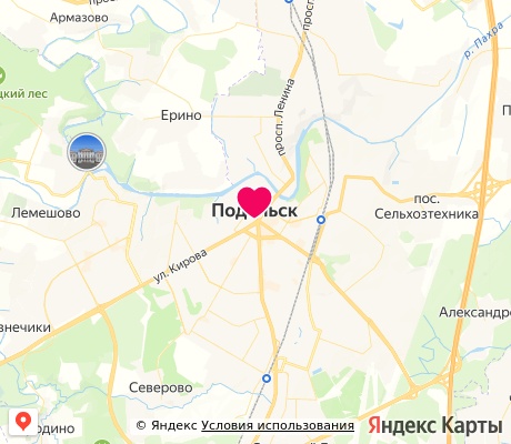 На карте