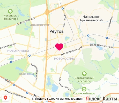 На карте