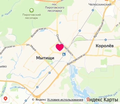 На карте