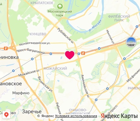 На карте