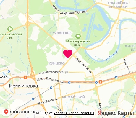 На карте