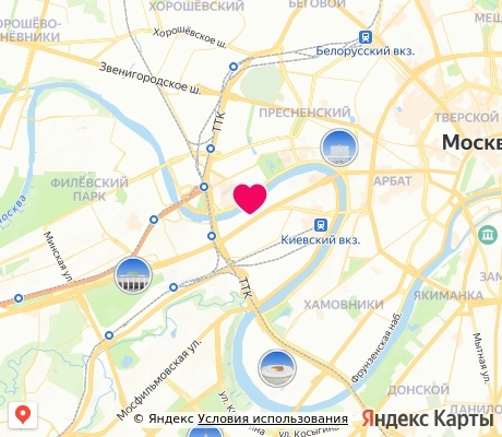 На карте