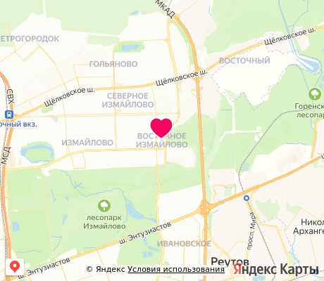 На карте