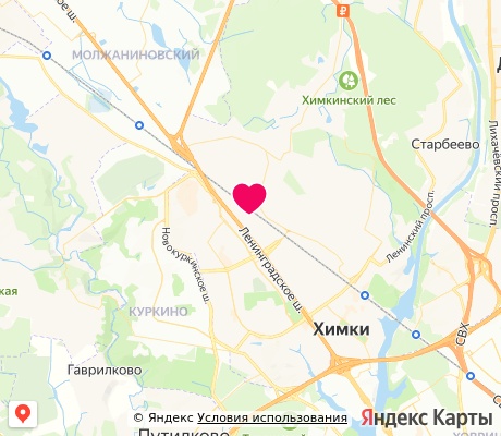 На карте