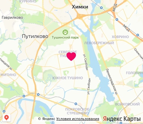 На карте