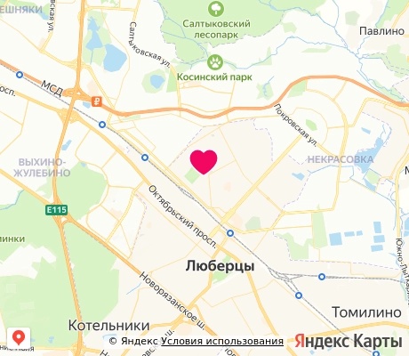 На карте