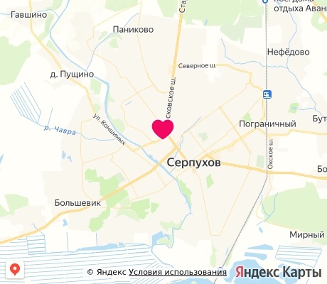 На карте