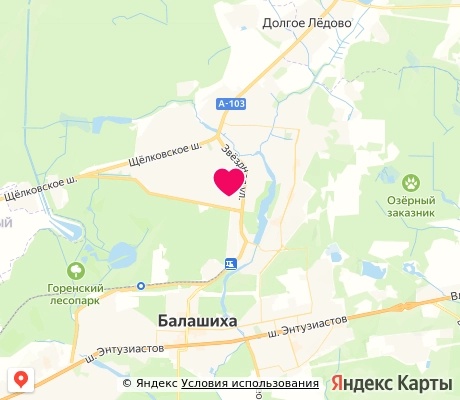 На карте