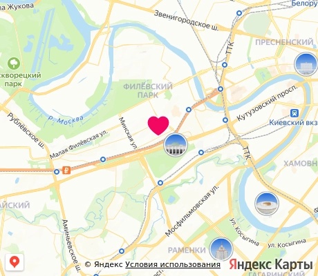 На карте