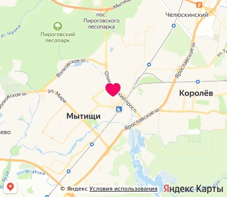 На карте