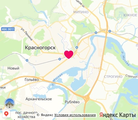 На карте