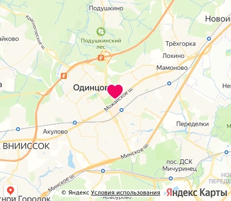 На карте