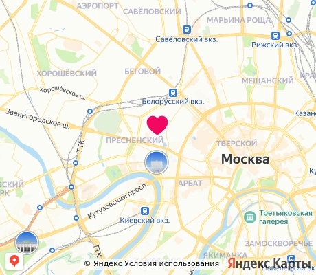 На карте