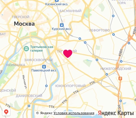 На карте
