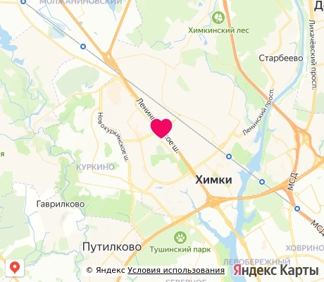 На карте