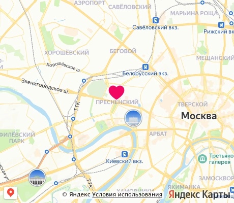 На карте