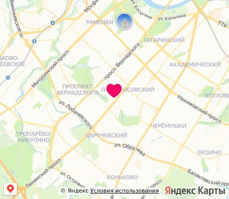 На карте
