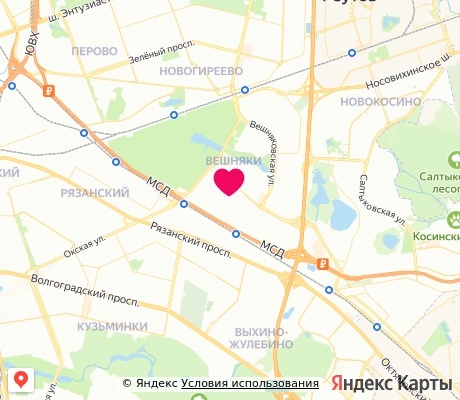 На карте