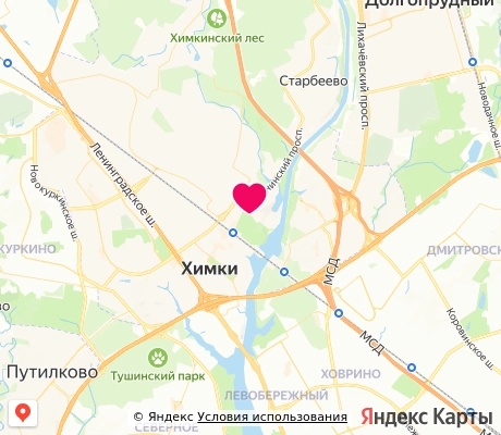 На карте