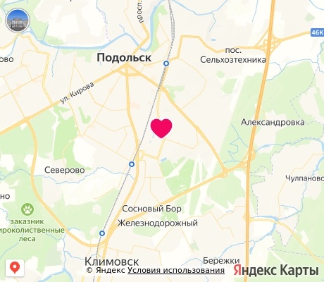 На карте