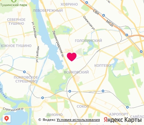На карте