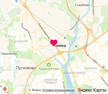 На карте