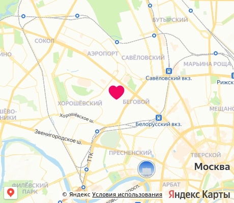 На карте