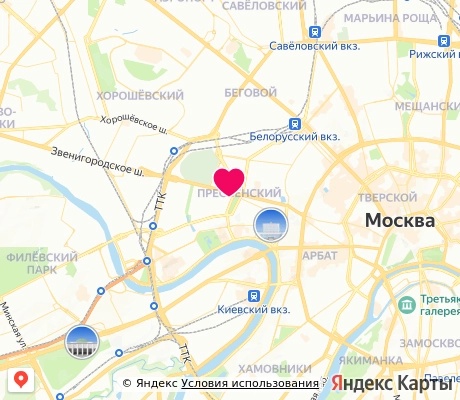 На карте