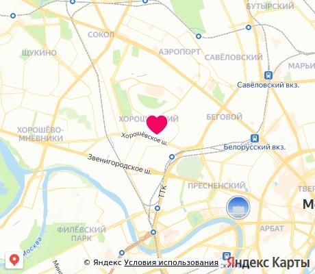 На карте