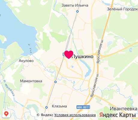 На карте
