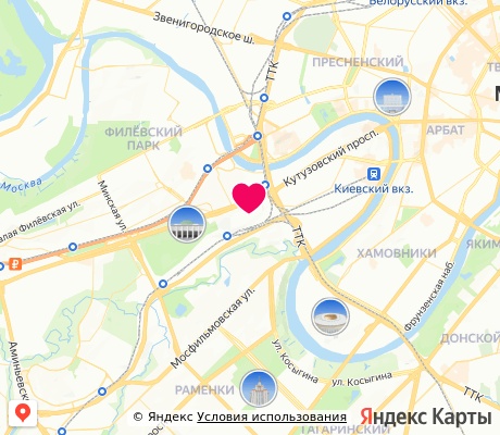 На карте