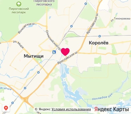 На карте