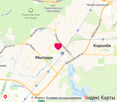 На карте